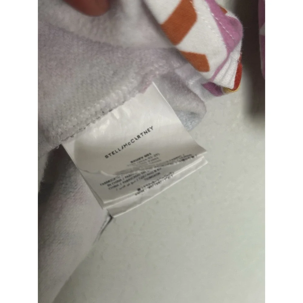 Stella McCartney Girls 8 Stella  Logo Fleece Dress Cotton